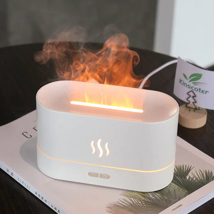 Aroma Diffuser Air Humidifier Flame Lamp